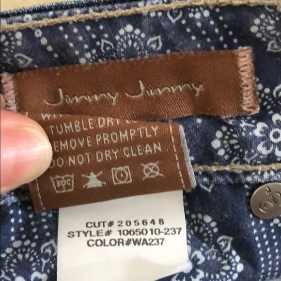 Paige distressed dark denim jeans (Jimmy Jimmy) - Picture 5 of 5